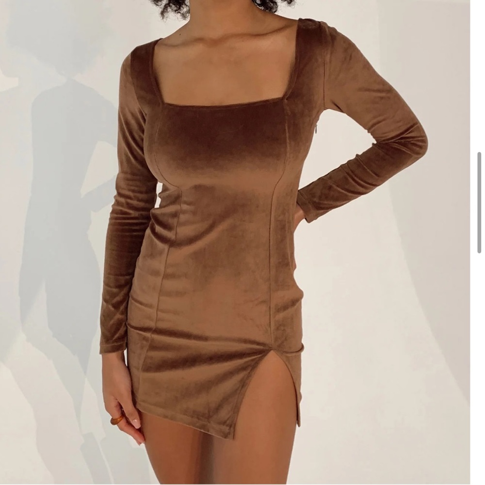 Princess Polly Karen Mini Dress Brown US 4